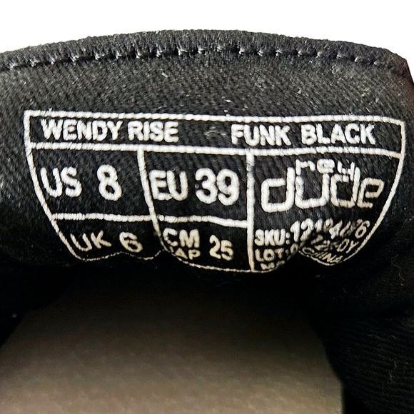 Hey Dude Wendy Rise Jungle Funk Black Women's Size 8 Slip-On Shoes - Picture 14 of 14